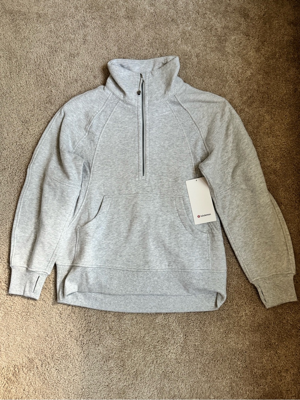 Lululemon Scuba Oversized Funnel Neck Half Zip XS/ S